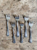 Set of 6 Louix XV ERCUIS Silver Oyster Forks