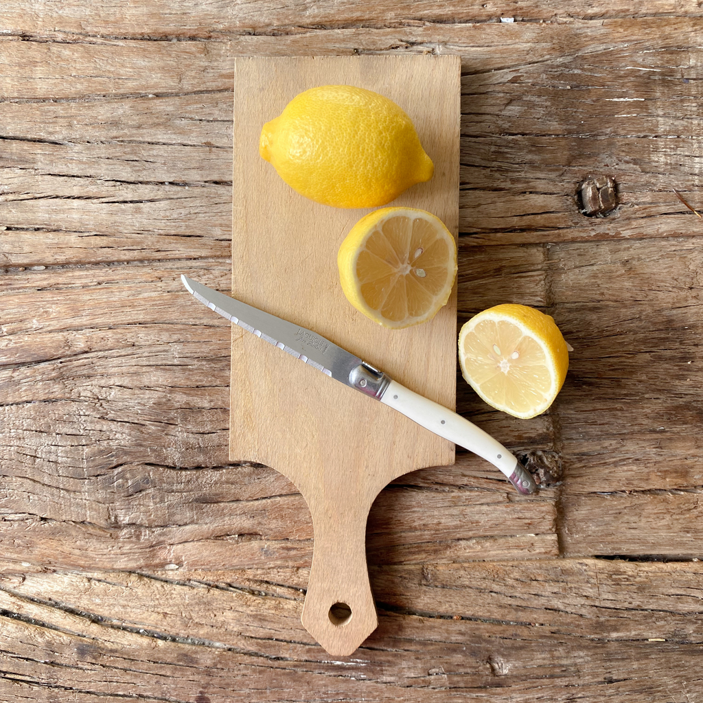 Small Cutting Board with Octagonal Handle