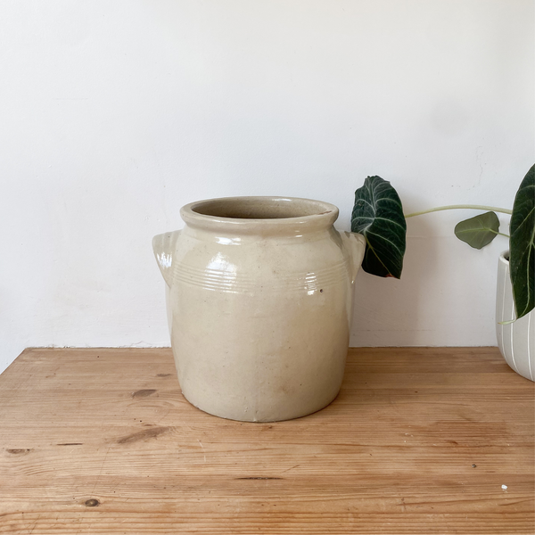 Large Rustic Antique Sandstone Pot