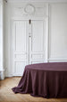 Aubergine Linen Tablecloth