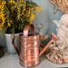Ribbed Copper Watering Can with Showering Head