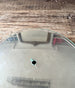 Saint Médard Silver and Glass Cheese Platter