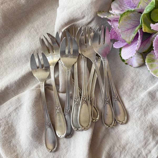 Set of Louis XV Oyster Forks