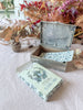 Antique Silver-Plated Box with Figural Scene