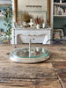 Saint Médard Silver and Glass Cheese Platter