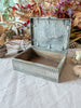 Antique Silver-Plated Box with Figural Scene
