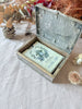 Antique Silver-Plated Box with Figural Scene