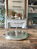 Saint Médard Silver and Glass Cheese Platter