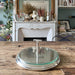 Saint Médard Silver and Glass Cheese Platter