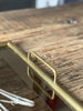 Gold and Smokey Glass Tray