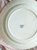 Green and White Longwy Serving Platter