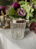 Beveled Crystal and Silver Ice Bucket