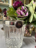 Beveled Crystal and Silver Ice Bucket