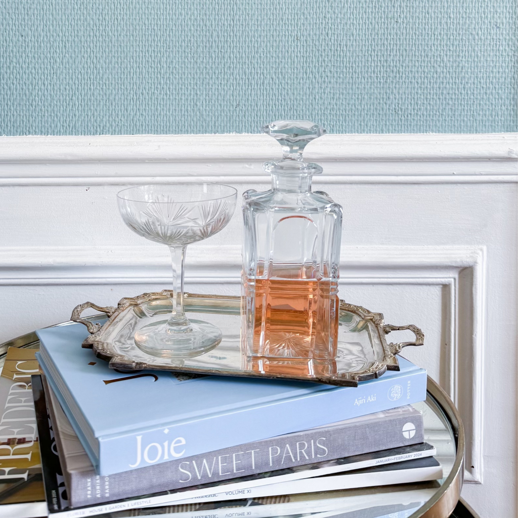 Art Deco Crystal Carafe