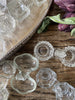 antique glass salt cellars