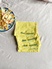 "Bon appétit" Embroidered Cocktail Napkins
