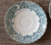 Set of 2 Ceramic English Teacups with Saucers and Dessert Plates