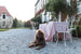 Pre-Loved Rose Linen Tablecloth 170 x 250