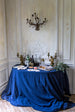 Pre-Loved Bleu Minuit Linen Tablecloth 170 x 250