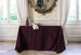Pre-Loved Aubergine Linen Tablecloth 250 x 300