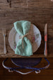 Mint napkins from Paris | sold on www.madamedelamaison.com