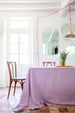 Lavande linen tablecloths sold on www.madamedelamaison.com