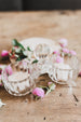 Antique Vintage Ribbed Glass Salt Cellar sold on Madame de la Maison www.madamedelamaison.com
