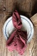 Linen Bordeaux Napkins from www.madamedelamaison.com