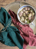 Linen Bordeaux Napkins from www.madamedelamaison.com