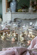antique champagne coupes on Madame de la Maison