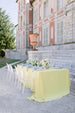 Citron Linen Tablecloth