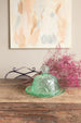 Antique green depression glass dessert platter with bell cover | sold on www.madamedelamaison.com