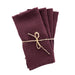 Aubergine Linen Napkin from Madame de la Maison