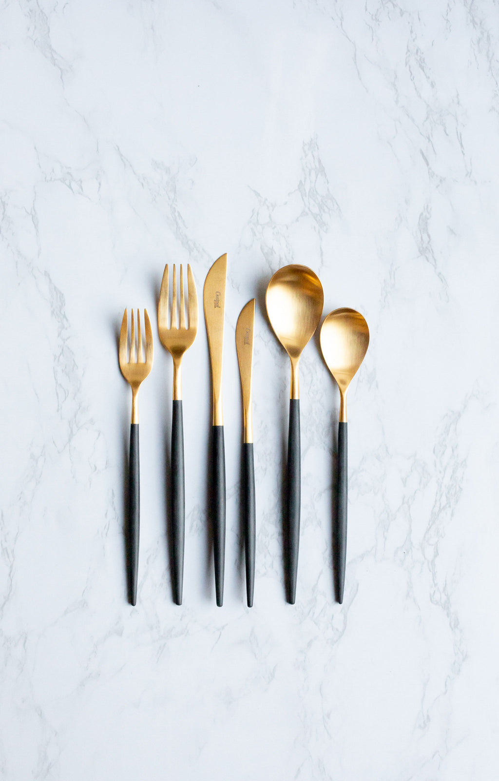 Gold & Black Cutipol Mio Cutlery