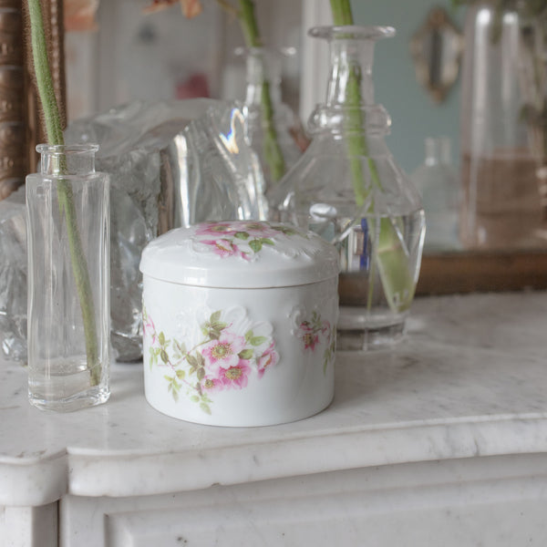 Floral Limoges Porcelain Bonbonnière