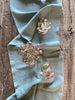 Pre-Loved Acier Bleu Linen Runner