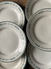 Green and White Antique Gien Plates 