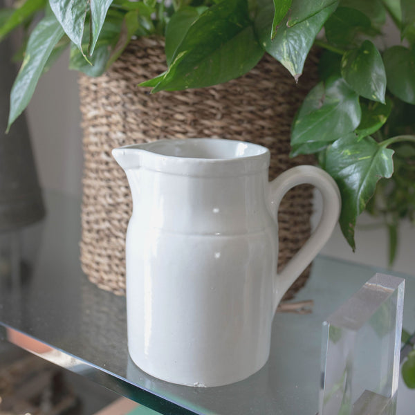 Cream Sandstone Pitcher