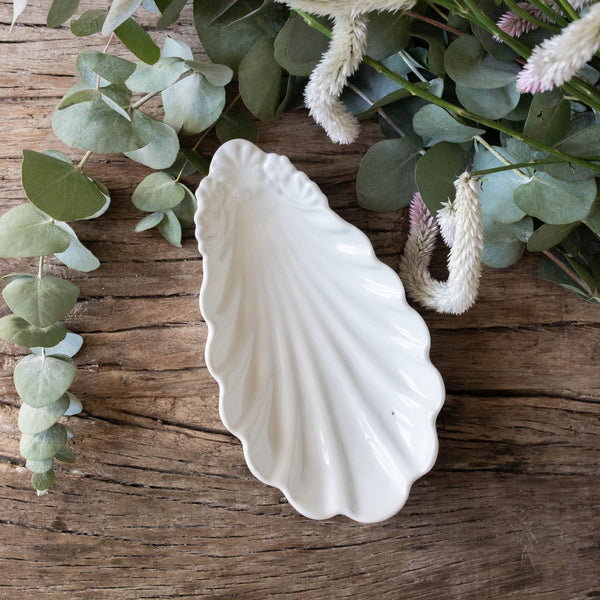 Elongated Shell Dish