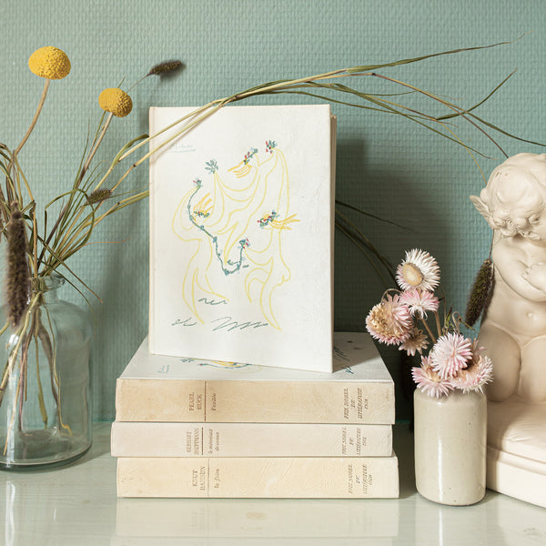 Vintage Nobel Prize Books with Picasso Art on the Cover sold on Madame de la Maison www.madamedelamaison.com