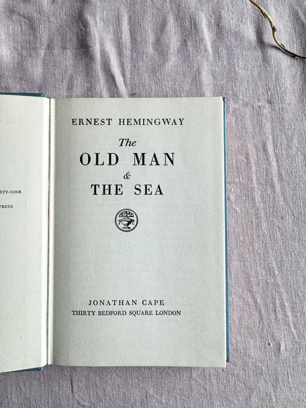 Vintage Book: The Old Man and The Sea by Hemingway