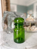 Vintage Green Belgian Apothecary Bottle