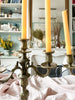 Pair of Antique Bronze Candelabras