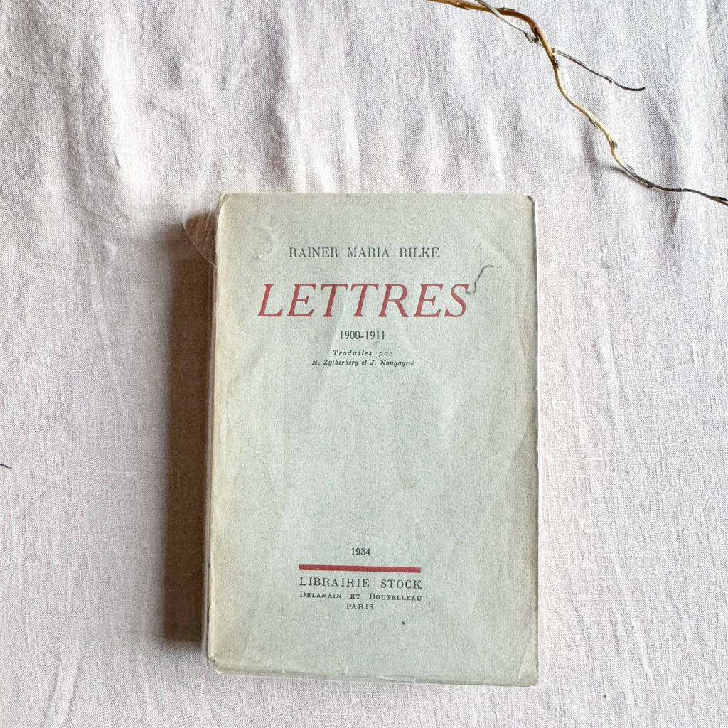 Vintage Book: Lettres by Rainer Maria Rilke