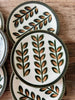 Set of 6 Hand-Painted Boch Plates