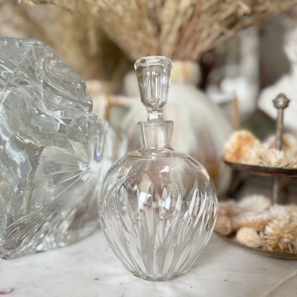 Bulbous Baccarat Bottle