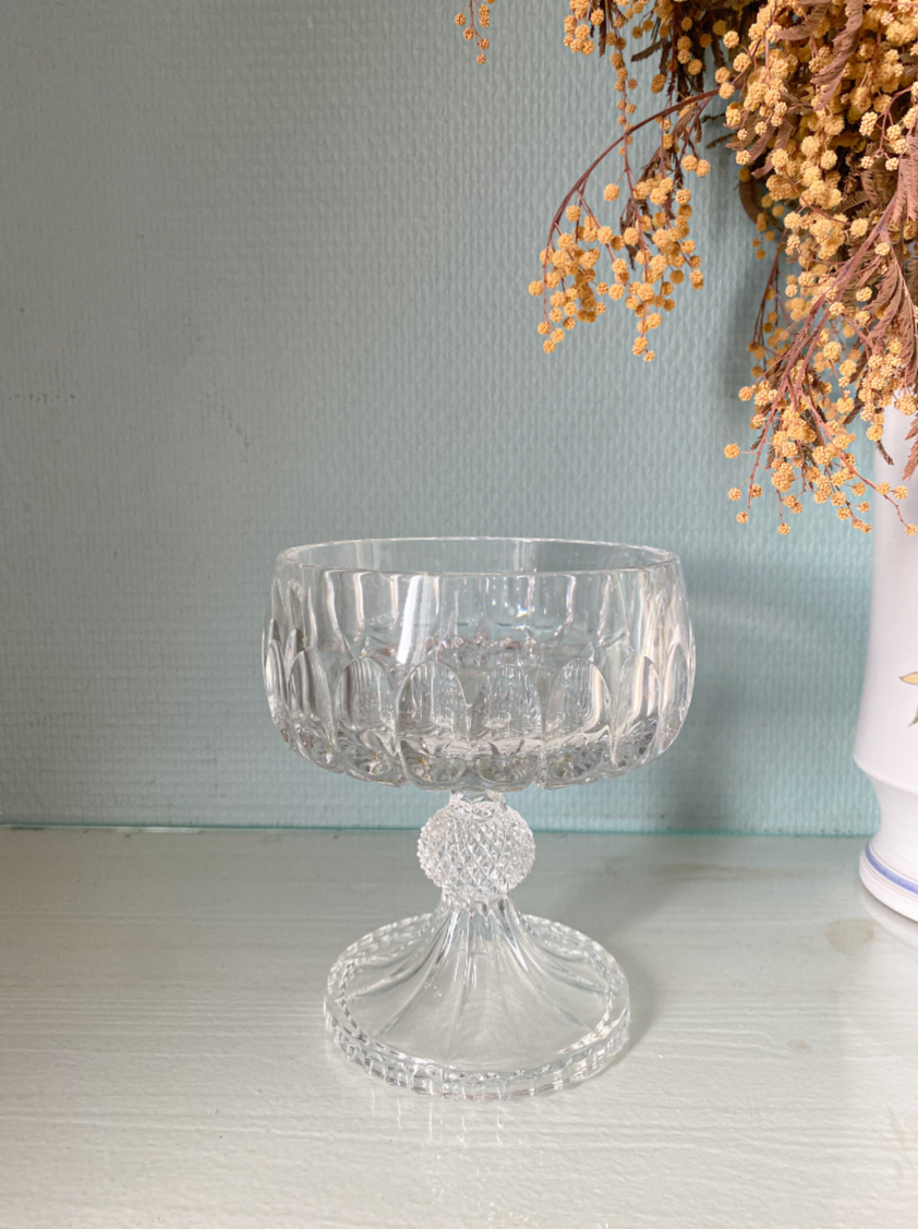 Beveled Crystal Fruit Stand Madame de la Maison