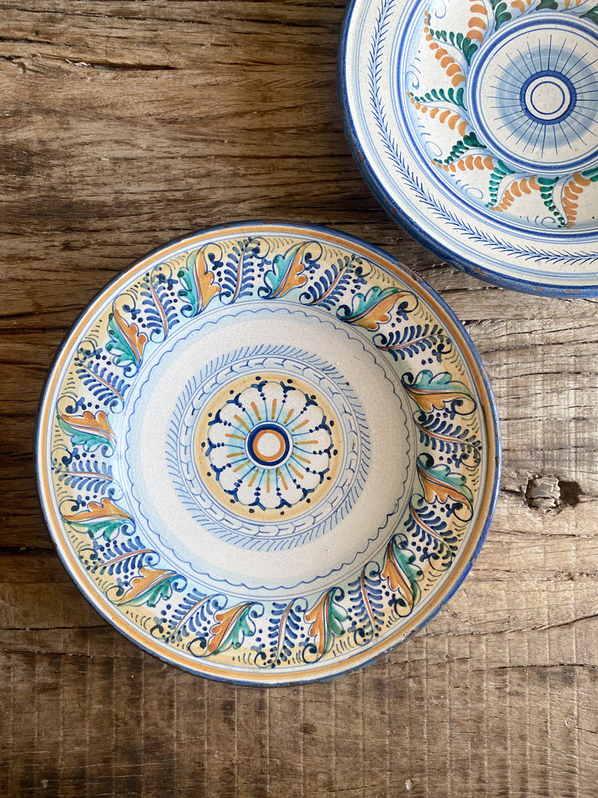 Handpainted Ceramic Display Plates Madame de la Maison