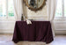 Aubergine Linen Tablecloth