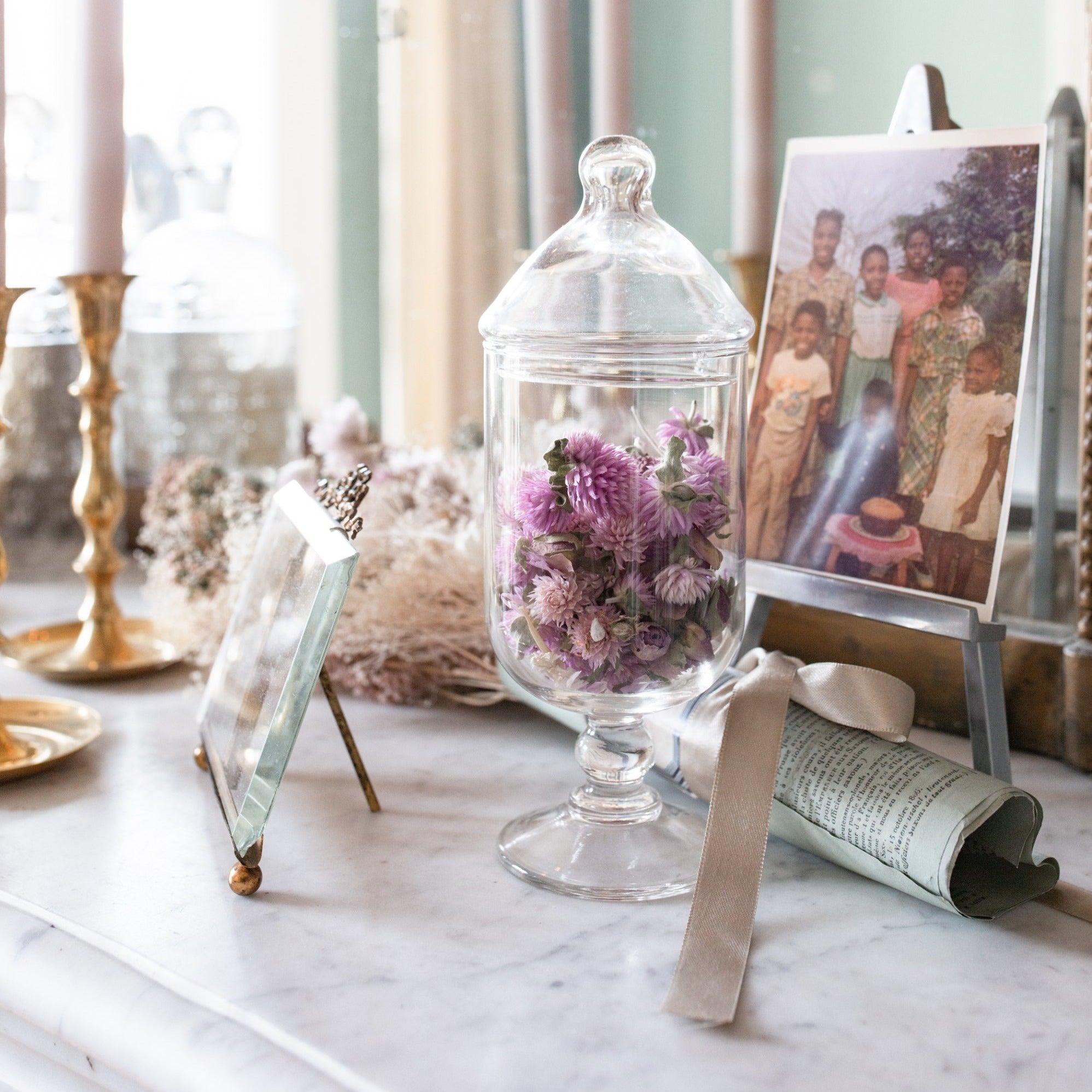 Antique Glass Candy Jar – Madame de la Maison